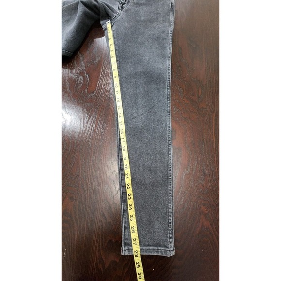 Madewell 10” High-Rise Skinny Jeans Women's Size 29 Black Denim - Picture 11 of 11